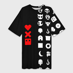 Женская длинная футболка Любовь, смерть и роботы