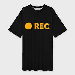 Женская длинная футболка REC