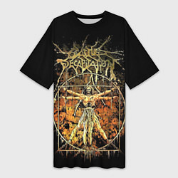 Женская длинная футболка Cattle Decapitation