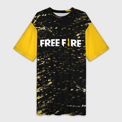 Женская длинная футболка Garena Free Fire - День Booyah