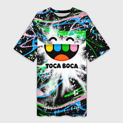 Женская длинная футболка Toca Boca: Весельчак