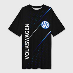 Женская длинная футболка Volkswagen, sport style