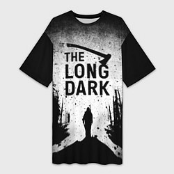 Футболка женская длинная The Long Dark игра, цвет: 3D-принт