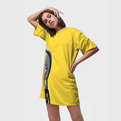 Футболка женская длинная Семейка Аддамс - Горящий Тур Уэндзи, цвет: 3D-принт — фото 2