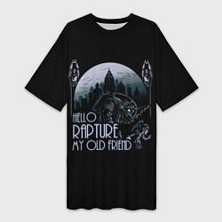 Женская длинная футболка Добро пожаловать в Рапчер