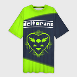 Женская длинная футболка DELTARUNE - Графика