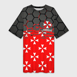 Женская длинная футболка Umbrella Corporation - Соты