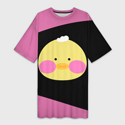 Футболка женская длинная ЛАЛАФАНФАН Графика, цвет: 3D-принт