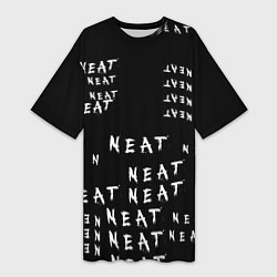 Женская длинная футболка NEAT Граффити