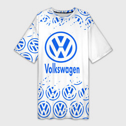 Женская длинная футболка Volkswagen фольксваген