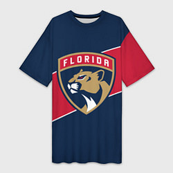 Женская длинная футболка Florida Panthers , Флорида Пантерз