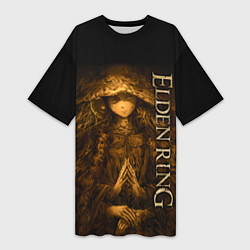 Футболка женская длинная ELDEN RING - ЭЛДЕН РИНГ ЖЕНЩИНА, цвет: 3D-принт