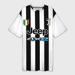 Женская длинная футболка ВЛАХОВИЧ ЮВЕНТУС VLAHOVIC JUVENTUS