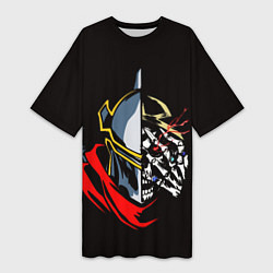 Футболка женская длинная Overlord Повелитель, цвет: 3D-принт