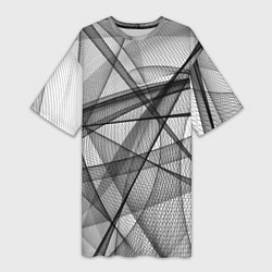 Женская длинная футболка Сеть Коллекция Get inspired! Fl-181