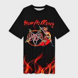 Женская длинная футболка Show No Mercy - Slayer