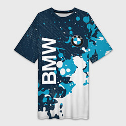 Женская длинная футболка Bmw Краска