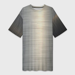 Женская длинная футболка Нержавейка - текстура