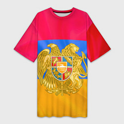 Женская длинная футболка Солнечная Армения