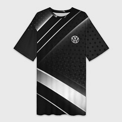 Женская длинная футболка Volkswagen sign