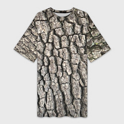 Женская длинная футболка Кора дерева