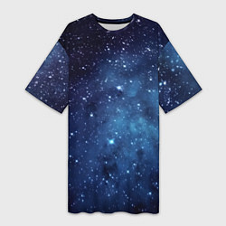 Женская длинная футболка Звездное небо - нейросеть