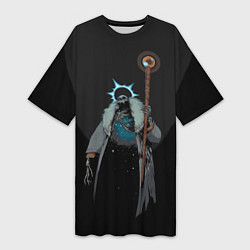 Женская длинная футболка Опасный Лич