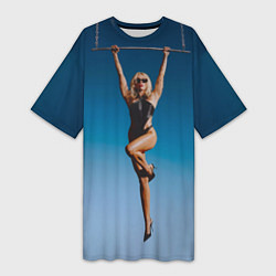 Женская длинная футболка Flowers Album