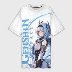 Женская длинная футболка Genshin impact - Эола
