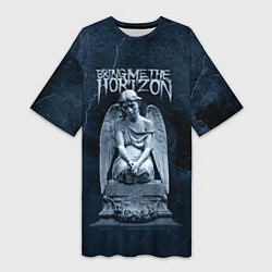 Футболка женская длинная Bring Me The Horizon Angel, цвет: 3D-принт