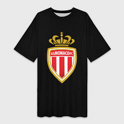 Женская длинная футболка Monaco fc