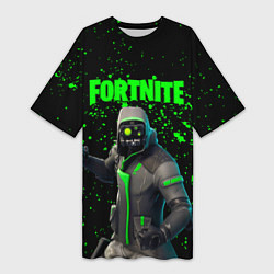 Футболка женская длинная Fortnite new, цвет: 3D-принт