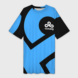 Женская длинная футболка Cloud9 - fan art