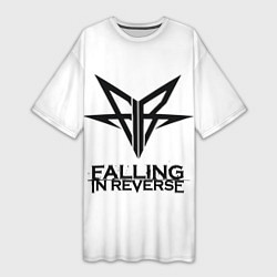 Женская длинная футболка Falling in Reverse band logo