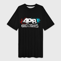Футболка женская длинная APB Reloaded, цвет: 3D-принт