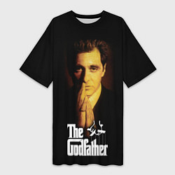 Футболка женская длинная The Godfather - Michael Corleone, цвет: 3D-принт