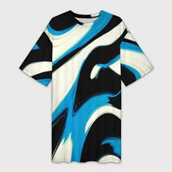 Женская длинная футболка Современное искусство абстракции