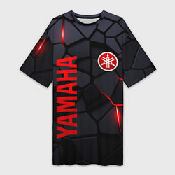 Женская длинная футболка Yamaha - плиты с эффектом свечения