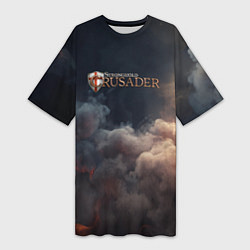 Женская длинная футболка Stronghold Crusader logo