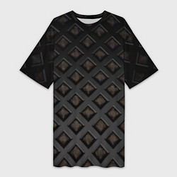 Женская длинная футболка Геометрический узор