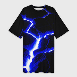 Футболка женская длинная The rift, цвет: 3D-принт