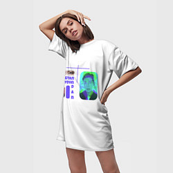 Футболка женская длинная RM - BTS, цвет: 3D-принт — фото 2