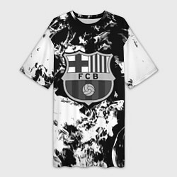 Женская длинная футболка Juventus белый дым