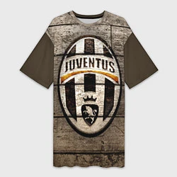 Женская длинная футболка Juventus