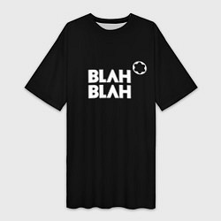 Женская длинная футболка Blah-blah