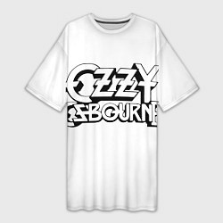 Футболка женская длинная Ozzy Osbourne, цвет: 3D-принт