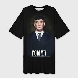 Футболка женская длинная Peaky Tommy, цвет: 3D-принт