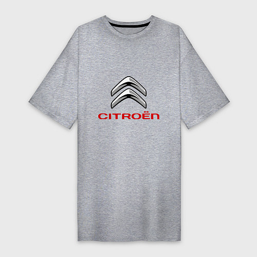 Женская футболка-платье Citroen / Меланж – фото 1