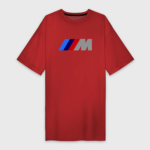 Женская футболка-платье BMW M / Красный – фото 1