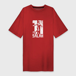 Футболка женская-платье Salah 11, цвет: красный